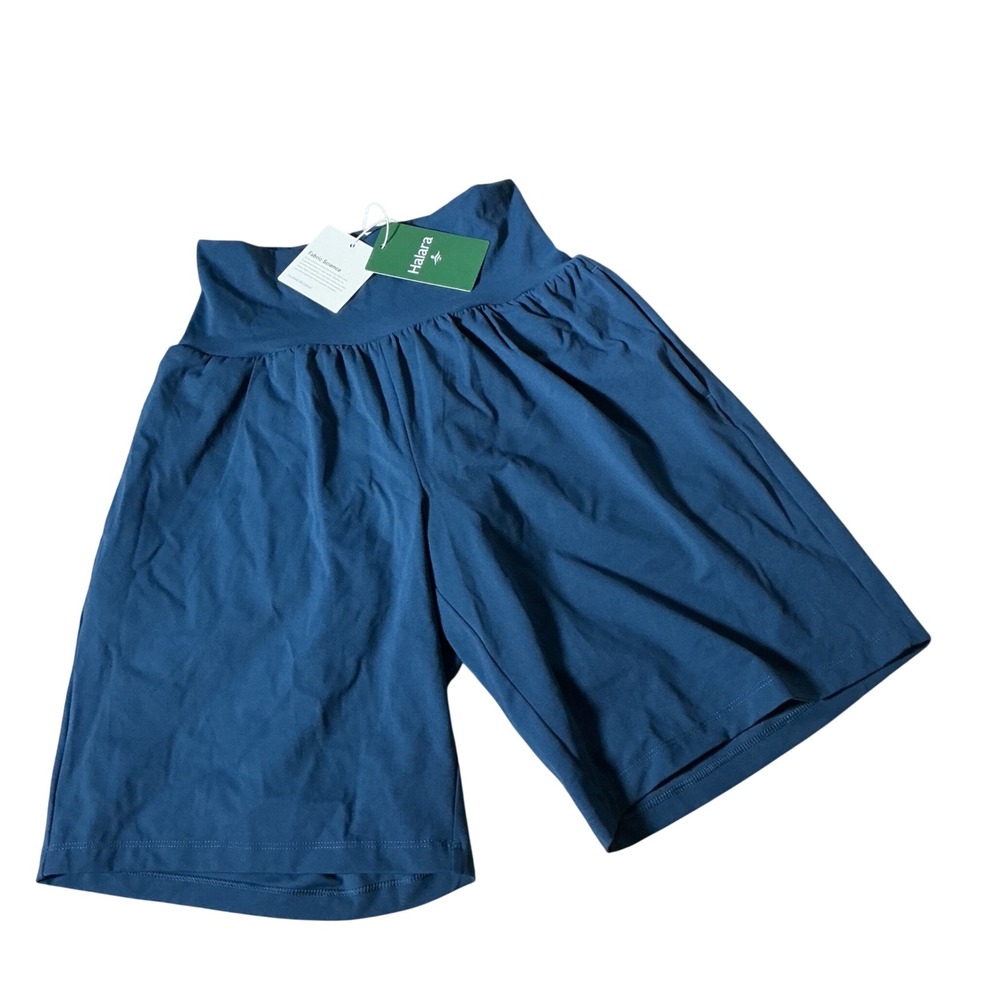 NEW Halara SoftyZero Airy Active Shorts Womens S Blue High Waist Lined Athletic